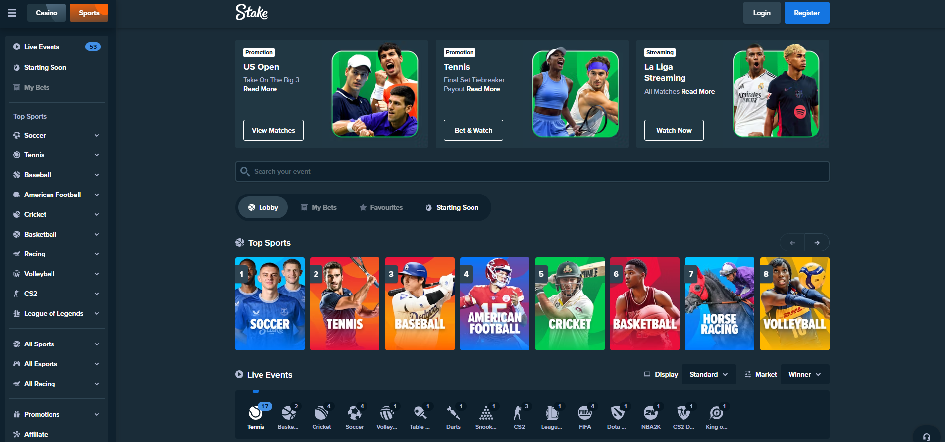 stake betting